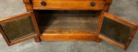 Brown Wooden Desk W/ Drawer - 2