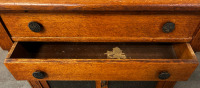 Brown Wooden Desk W/ Drawer - 3