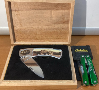 Tractors Collectors Knife #954 & Cabelas Multi Tool