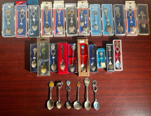 Assorted Collectible Spoons, Some Silver Plated
