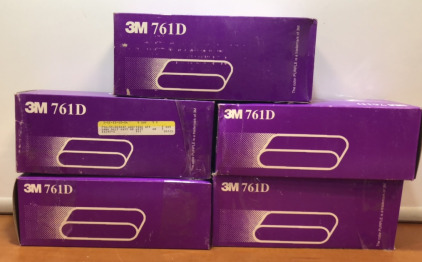 (5) 3M 761D Sanding Belts- W/ Belts Per Box