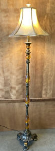 Vintage Amber Glass Lamp