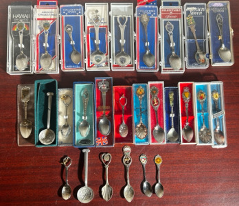 Collectible Spoons, Some SilverPlated