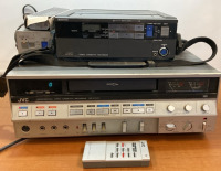 JVC Video Cassette Recorders (2), JVC Batteries & Charger