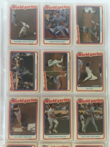 1988 Mint World Series Baseball Cards