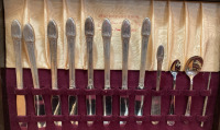 Silver Plated Silverware W/Chest - 2