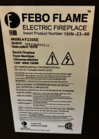 Febo Flame Electric FirePlace - 4