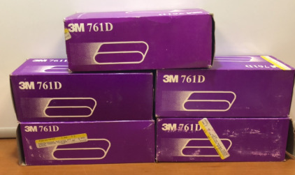 3M 761D Sanding Belts- (5) Boxes W/5 Belts Per Box