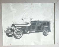 Altadena LA County Fire Dept. Truck, And 1958 Plymouth Car - 6