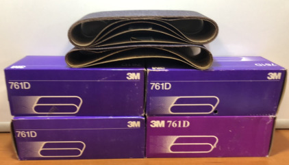 (4) 3M 761D Sanding Belts