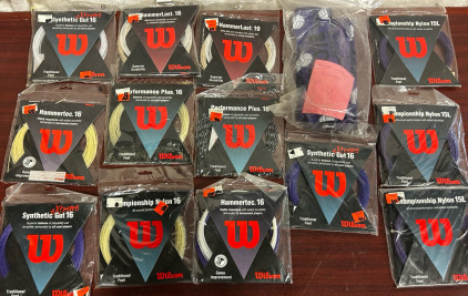 Wilson Performance Strings, Purple & Black Blocker