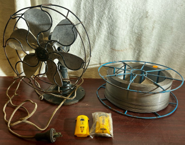 Vintage Fan, Spool Of Wire