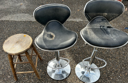 Stool, And Barber Chairs