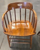 (1) Set of 2 Wooden Chairs - 2