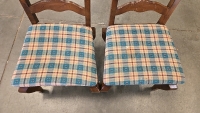 (1) Matching Pair Of Plaid Chairs - 2