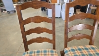 (1) Matching Pair Of Plaid Chairs - 5