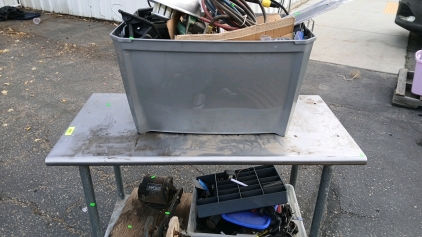 Stainless steel table 4ft x2ft x35in. And more