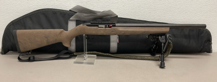 Ruger Model Newport .22 Caliber, Semi Automatic Rifle W/ Adams And Bennet Barrel, Bipod, Shoulder Sling, And Gallen Soft Case