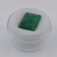 (1) 9.10ct. Natural Green Emerald Faceted Emerald Cut Colombian Gemstone, (1) 35.50ct. Natural Large Idaho Star Garnet Gemstone Cabochon, & (1) 3.35ct. Natural Trillion Cut Citrine Faceted Gemstone - 2