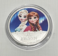 (6) 1 oz. .925 Silver Plated Disney “Frozen” Collectible Rounds - 2