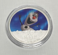 (6) 1 oz. .925 Silver Plated Disney “Frozen” Collectible Rounds - 4