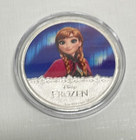 (6) 1 oz. .925 Silver Plated Disney “Frozen” Collectible Rounds - 6