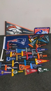 Assorted NFL Sports Gear