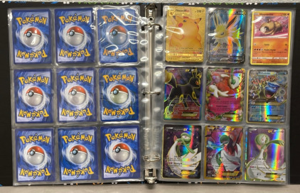 Huge Binder Full Of Ultra Rare Pokémon Card Full Art REPLICAS