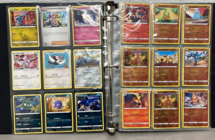 Huge Binder Of Pokémon Cards With Tons Of Rares And Holos