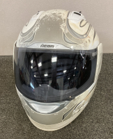 Icon Motorcycle Helmet W/Cloth Bag