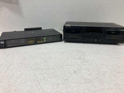 Sanyo AM/FM Stereo Turner, Pioneer Stereo Double Cassette Deck