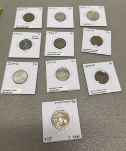 (1) Lot of Vintage Various Collectible Coins Such as Nickels, Dimes, and more