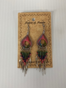 Pair Of Native American Design Earrings