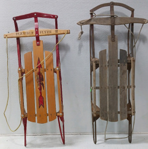 (2)Antique Sleds