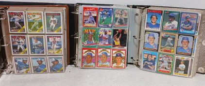 (3) BaseBall Card Binders