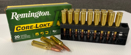 (20) rnds of Remington 6.5 Creedmore Ammo