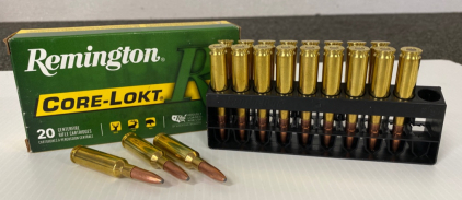 (20) rnds of Remington 6.5 Creedmore Ammo
