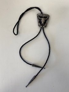 Silver toned Bolo Tie