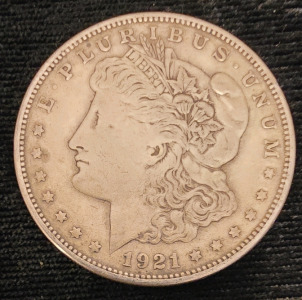 1921 Morgan Silver Dollar