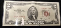 (2) Collectible $2 Bills- One Federal Reserve Note And One United States Note - 2