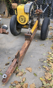 Tow Behind Hydrolic Log Splitter- Does Run But Needs Carb Work Done