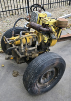 Tow Behind Hydrolic Log Splitter- Does Run But Needs Carb Work Done - 4