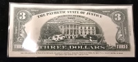 Satire Lawyer Reserve Note- "The Pathetic State Of Justice" $3 Bill - 2