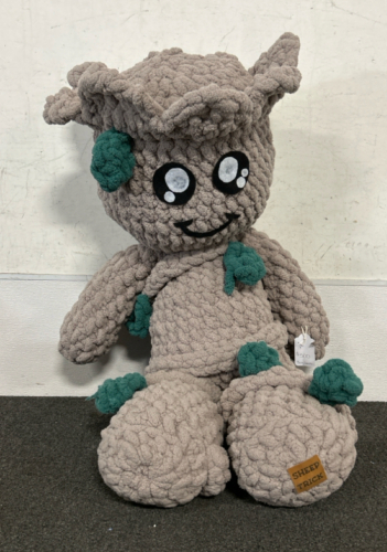 Large Hand Crocheted Tree Man Stuffed Animal