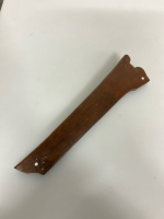 Knife with Wooden Sheath and Handle - 4