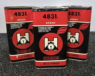 (3) Hodgdon 4831 Rifle Powder Cans- Unopened 16oz cans