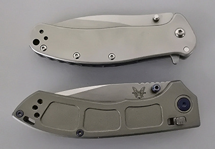 (2) Pocket Knives- One Benchmade And One Unmarked