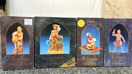 Fontanini Gilead, Judah, Ezbon, & Mordecai Figurines
