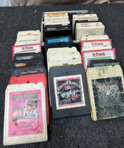 Box Of Assorted 8-Tracks
