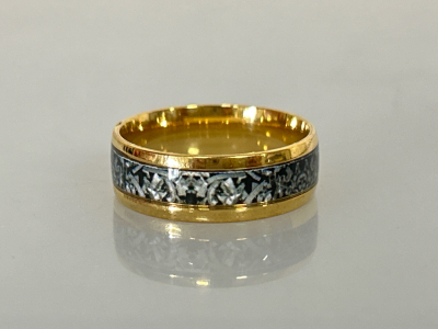 Size 10 Camo Wedding Band